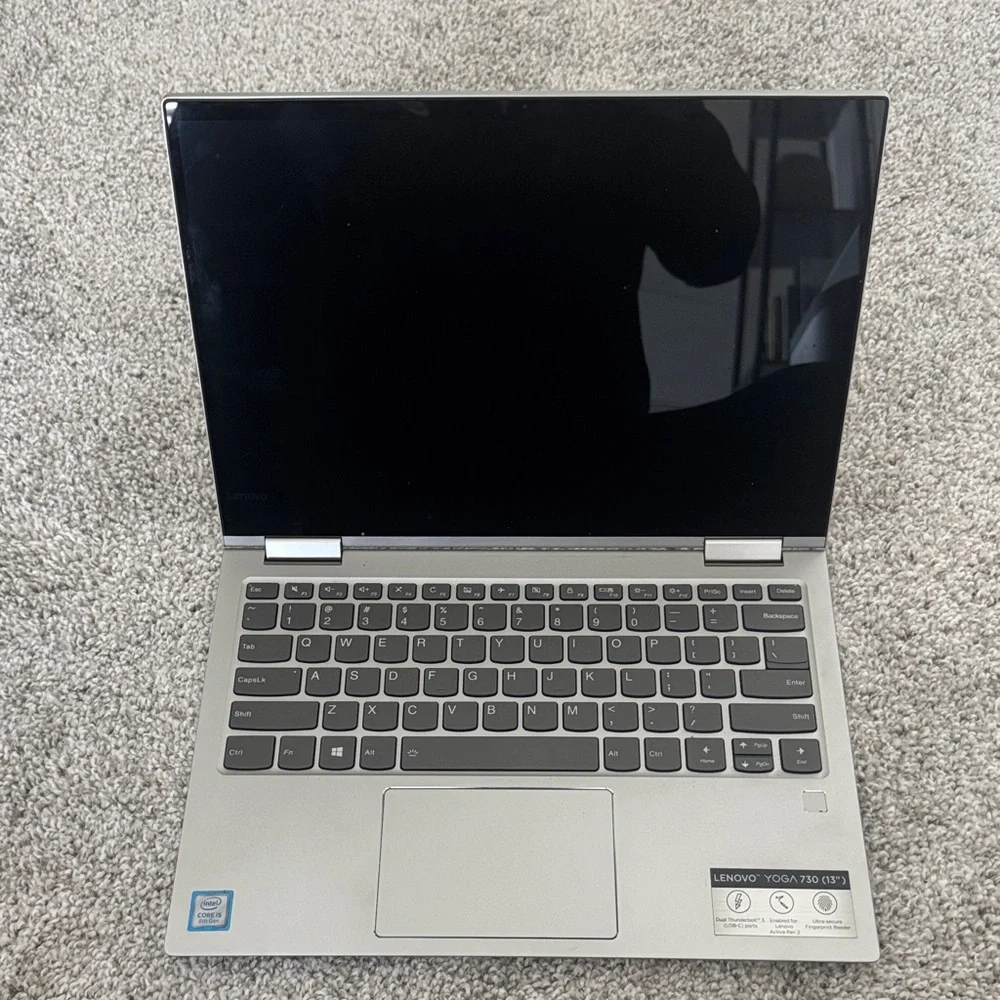 Lenovo Yoga Sleek Silver Laptop
